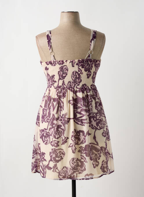 Robe mi-longue beige BON PRIX pour femme