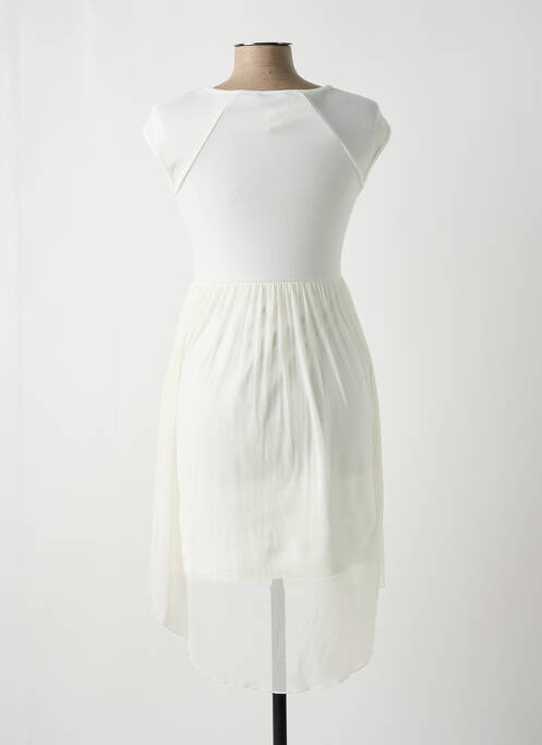 Robe mi-longue blanc RAINBOW femme