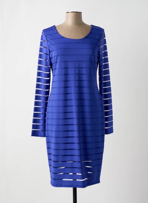 Robe mi-longue bleu BODY FLIRT pour femme