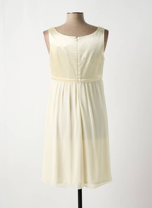 Robe mi-longue jaune BON PRIX pour femme