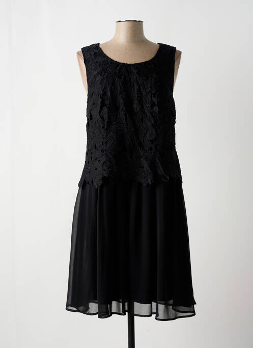 Robe mi-longue noir BODY FLIRT pour femme