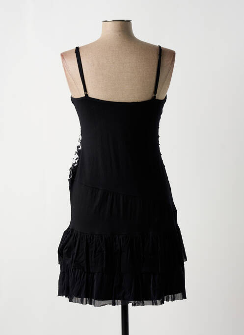 Robe mi-longue noir BODY FLIRT pour femme