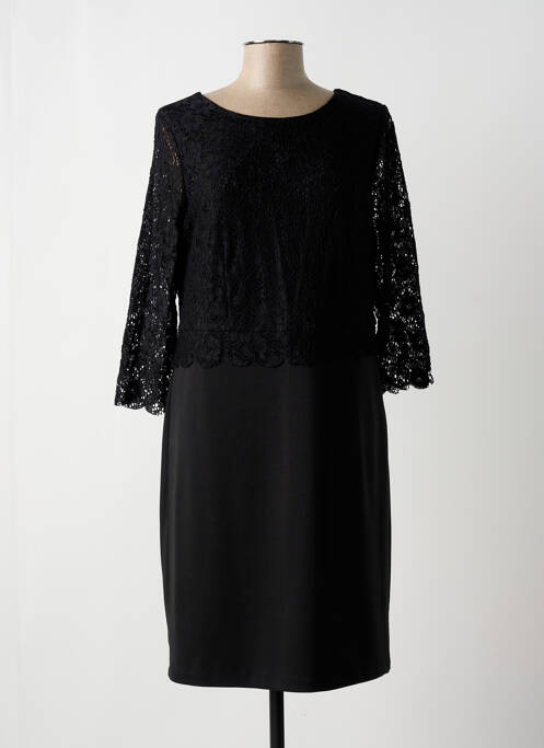 Robe mi-longue noir BON PRIX pour femme