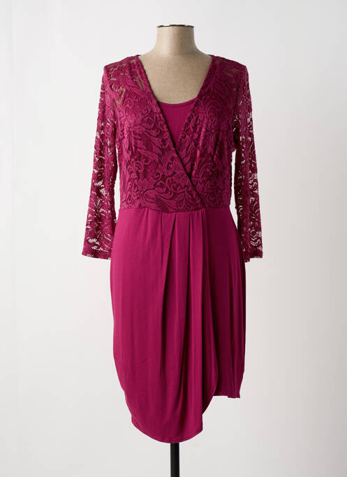 Robe mi-longue rose BODY FLIRT pour femme