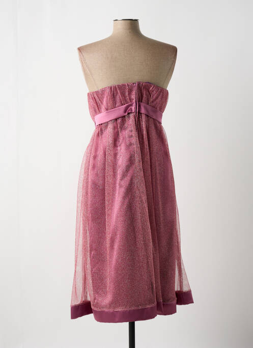 Robe mi-longue rose MATRIMONIA pour femme