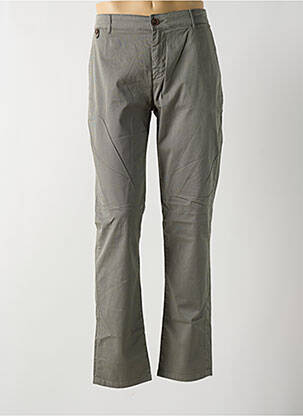 Pantalon chino stretch taille normale vert IZAC homme