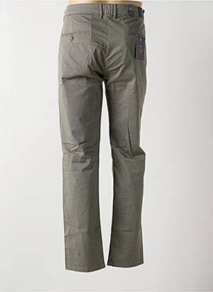 Pantalon chino stretch taille normale vert IZAC homme