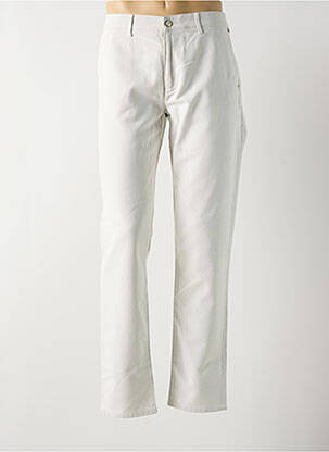 Pantalon chino poches taille normale beige IZAC homme