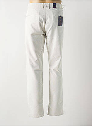 Pantalon chino poches taille normale beige IZAC homme