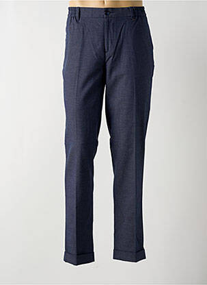 Pantalon slim stretch taille normale bleu IZAC homme