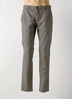 Pantalon chino stretch taille normale marron ALBERTO homme