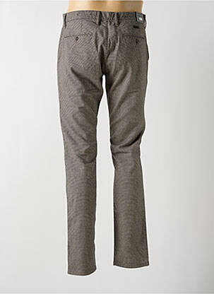 Pantalon chino stretch taille normale marron ALBERTO homme