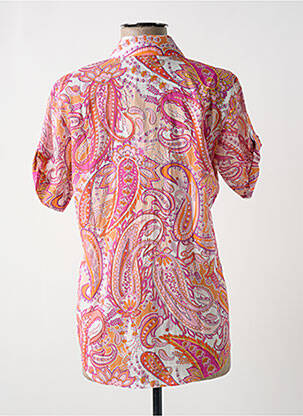 Chemisier manches courtes manches courtes rose JUST WHITE femme