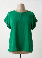 Blouse vert TINTA pour femme seconde vue