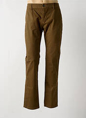 Pantalon chino marron IZAC pour homme seconde vue