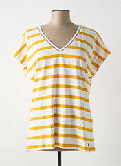 T-shirt jaune ELLE EST OU LA MER pour femme seconde vue