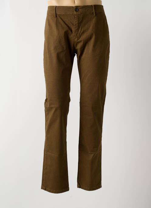 Pantalon chino marron IZAC pour homme