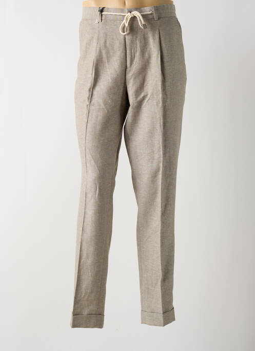 Pantalon slim beige IZAC pour homme