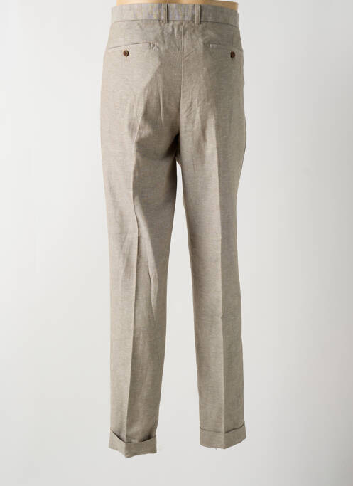 Pantalon slim beige IZAC homme