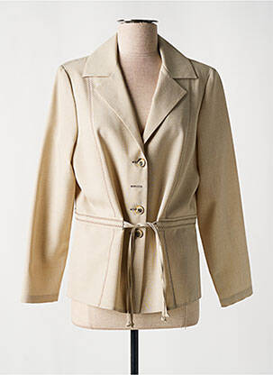 Blazer beige LAURA DE L'ISLE pour femme