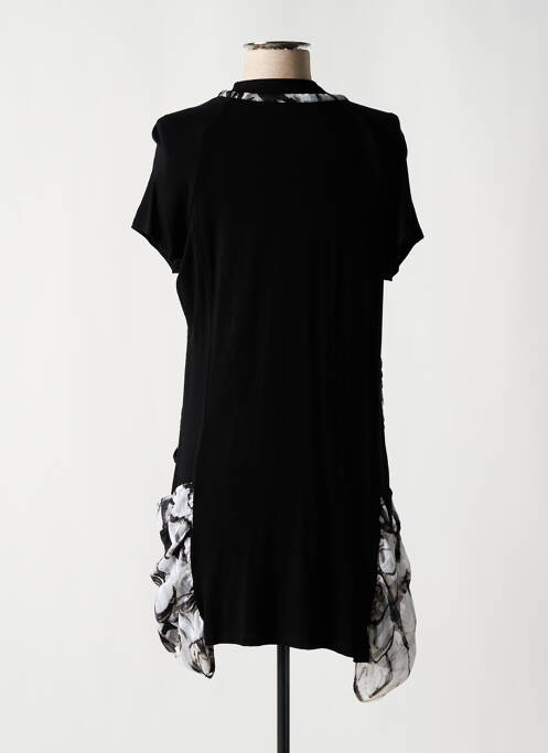 Robe courte manches courtes manches courtes noir JEAN DELFIN femme