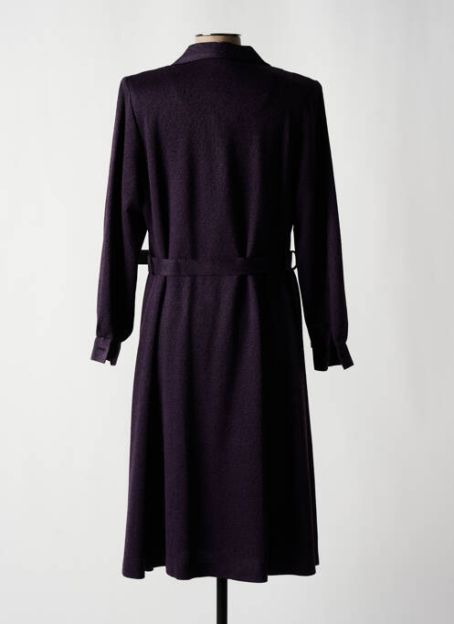 Robe mi-longue manches longues manches longues violet 20/20 femme