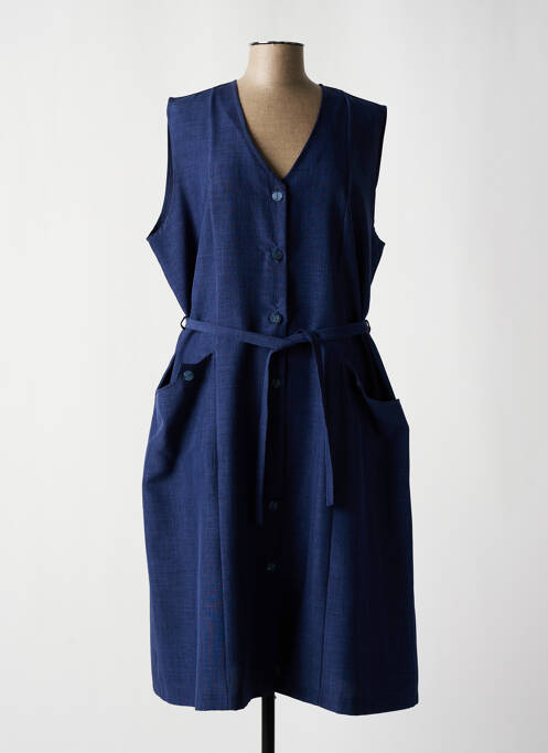 Robe mi-longue bleu GRIFFON pour femme