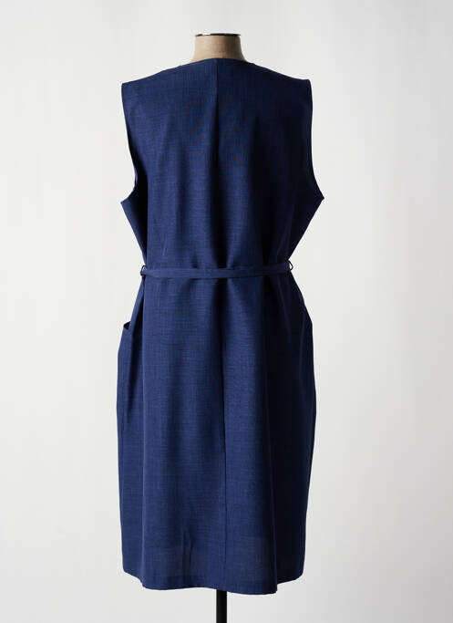 Robe mi-longue bleu GRIFFON pour femme