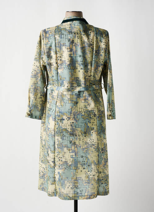 Robe mi-longue bleu ISA COUTURE pour femme