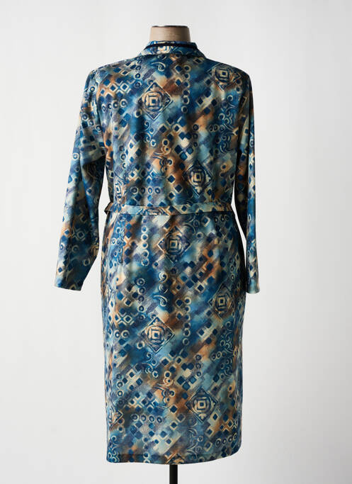 Robe mi-longue bleu ISA COUTURE pour femme