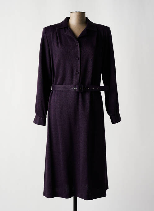 Robe mi-longue violet 20/20 pour femme