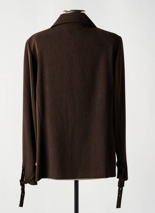 Veste casual marron LAURA DE L'ISLE pour femme