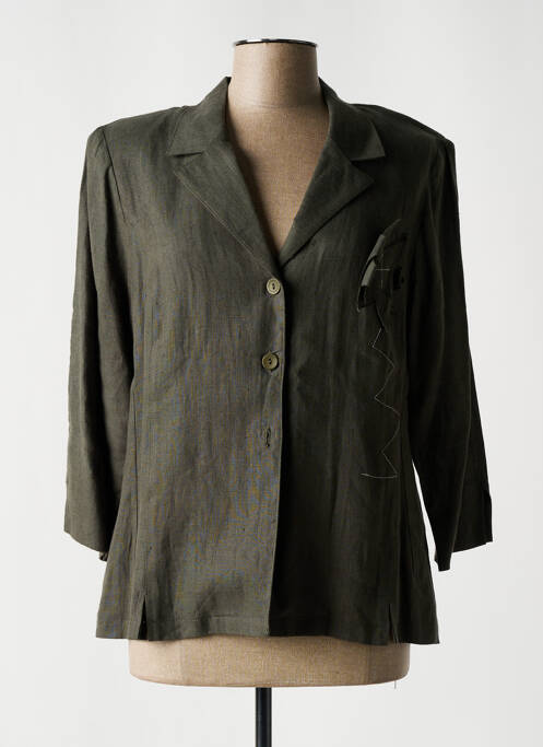 Veste casual vert LAURA DE L'ISLE pour femme