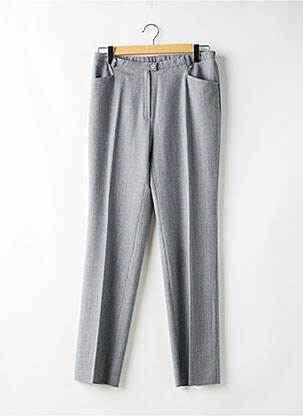 Pantalon slim taille haute taille haute gris CHRISTIAN MARRY femme
