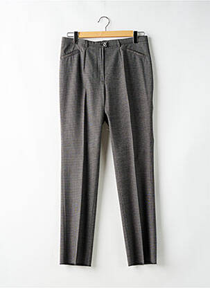 Pantalon slim taille haute taille haute gris CHRISTIAN MARRY femme