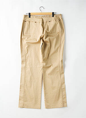 Pantalon large tissage popeline taille normale beige CIAO MAGRE femme