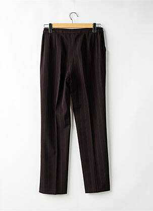 Pantalon droit taille élastique taille normale marron GUY DUBOUIS femme