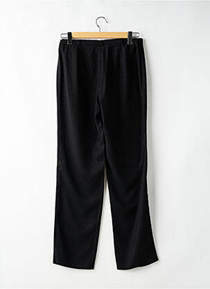 Pantalon droit tissage crêpe taille normale noir CHRISTIAN MARRY femme
