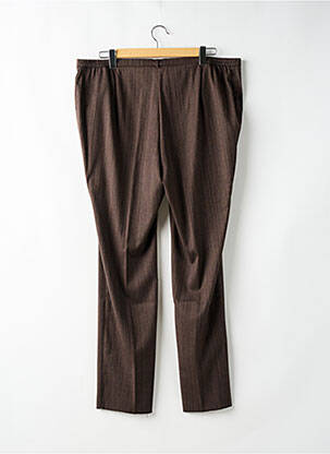 Pantalon slim taille normale taille normale marron CHRISTIAN MARRY femme