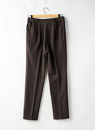 Pantalon slim taille basse taille basse marron 20/20 femme