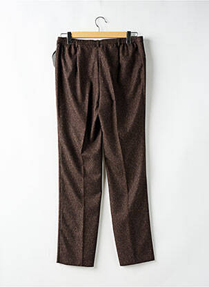 Pantalon slim taille haute taille haute marron CHRISTIAN MARRY femme