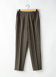 Jegging taille haute taille haute marron 20/20 femme