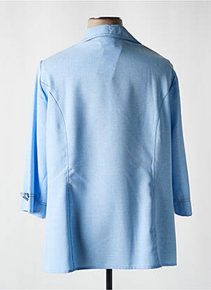 Veste casual epaulette bleu 20/20 femme