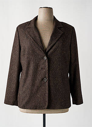 Blazer poches marron CHRISTIAN MARRY femme