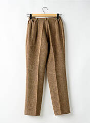 Pantalon droit beige LAURA DE L'ISLE pour femme seconde vue