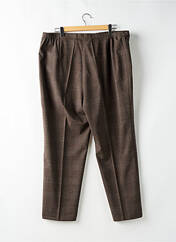 Pantalon droit marron LAURA DE L'ISLE pour femme seconde vue