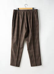 Pantalon droit marron LAURA DE L'ISLE pour femme seconde vue