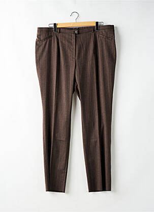 Pantalon slim marron CHRISTIAN MARRY pour femme