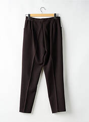Pantalon slim marron LAURA DE L'ISLE pour femme seconde vue