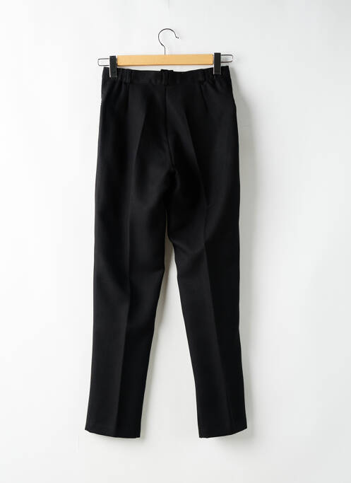 Pantalon slim stretch taille haute noir LAURA DE L'ISLE femme